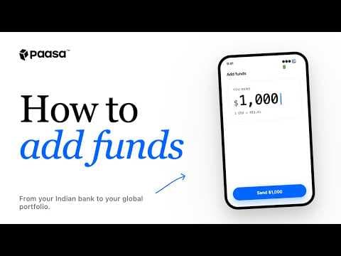 Add Funds to Paasa