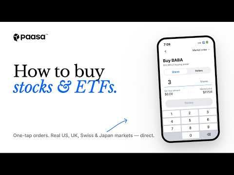 Buy Stocks & ETFs on Paasa