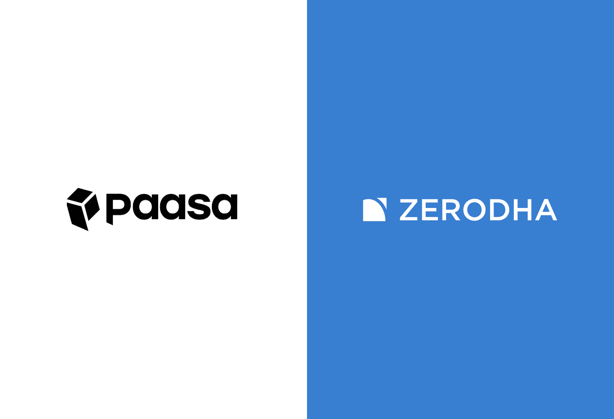 Paasa and Zerodha logos side by side