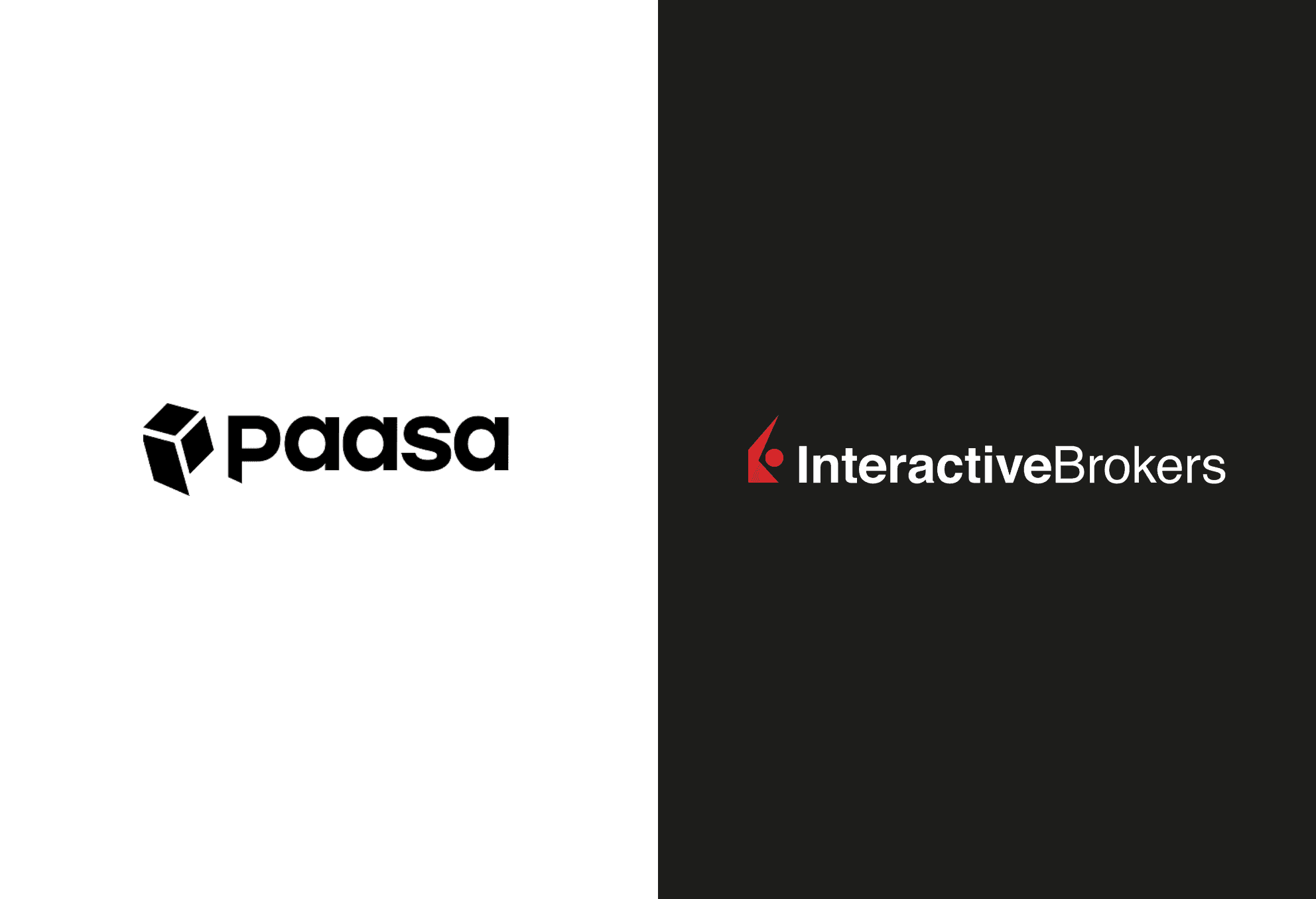 Paasa and Interactive Brokers logos side by side